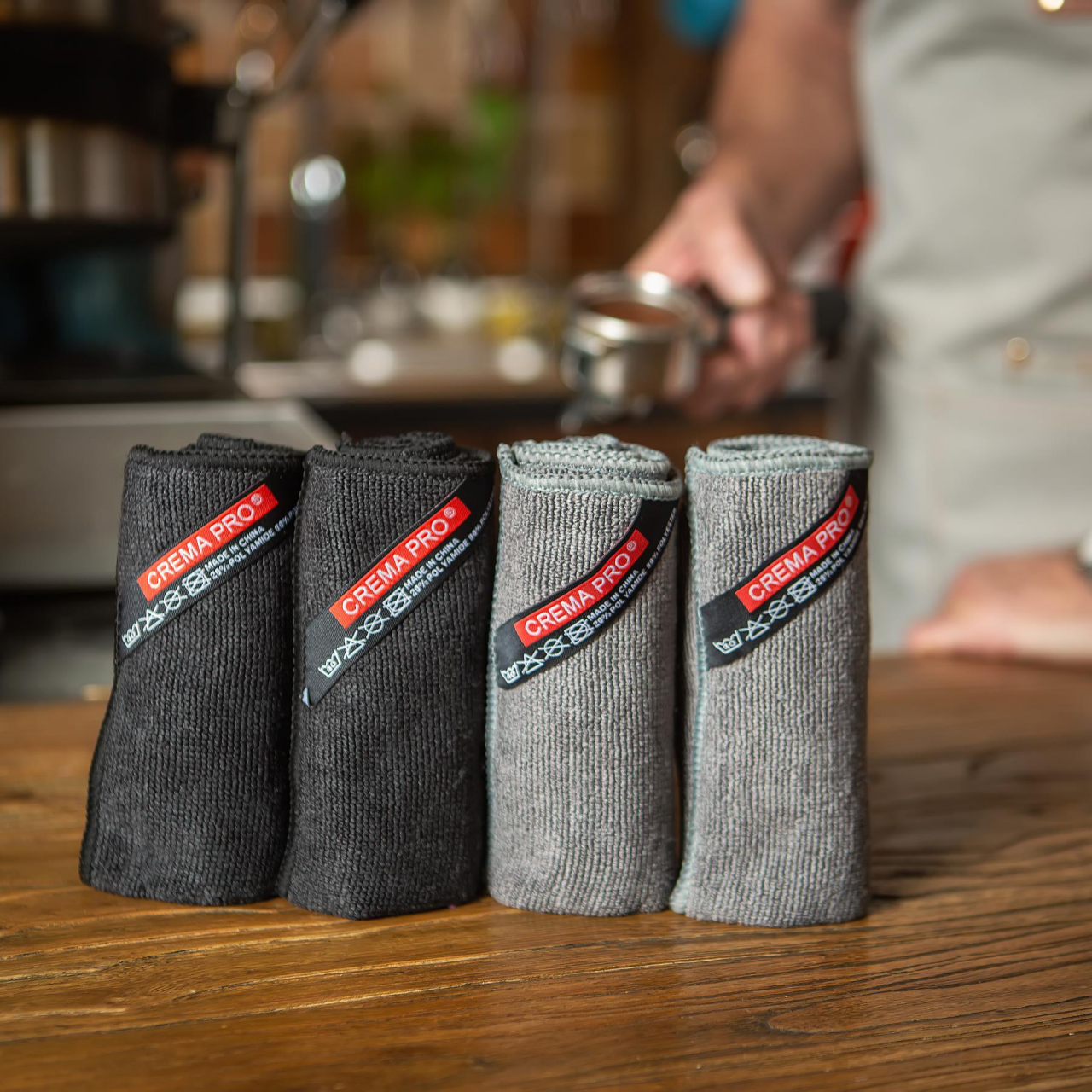 CREMA PRO Barista Micro Cloth 4 Pack
