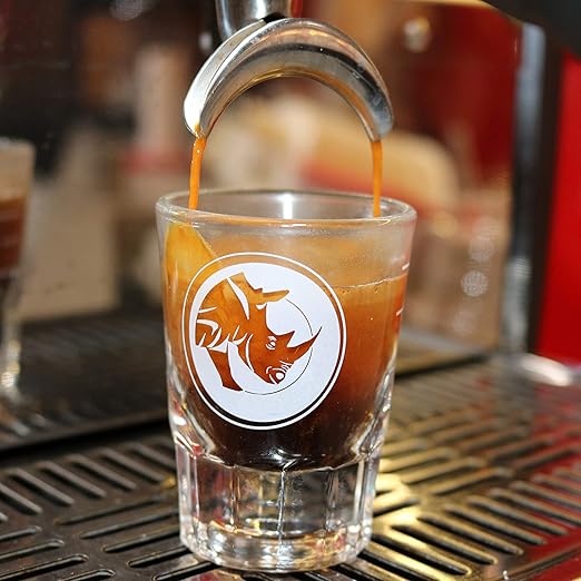 Rhino Shot Glass 2oz Lined