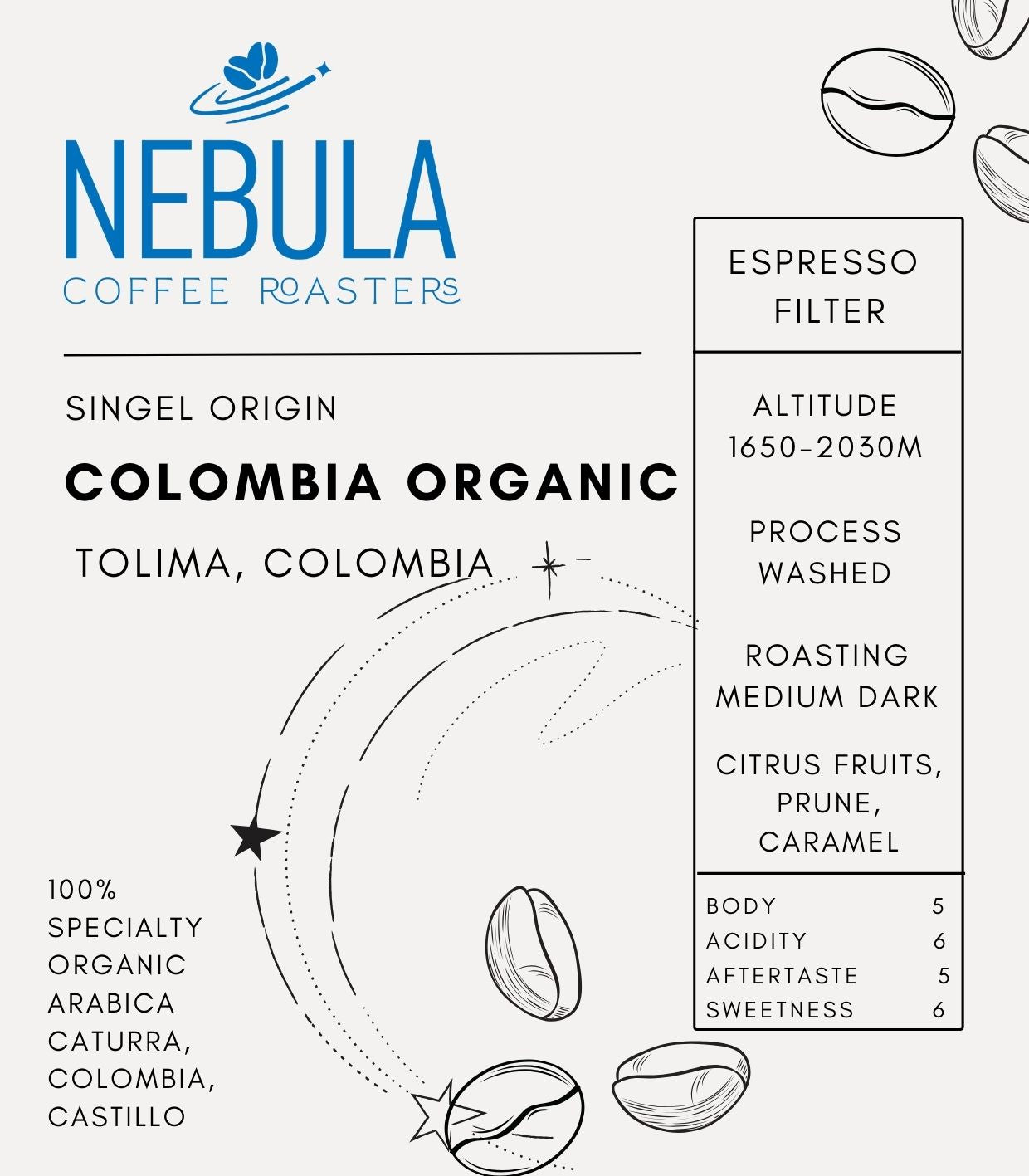 Colombia Tolima Organic