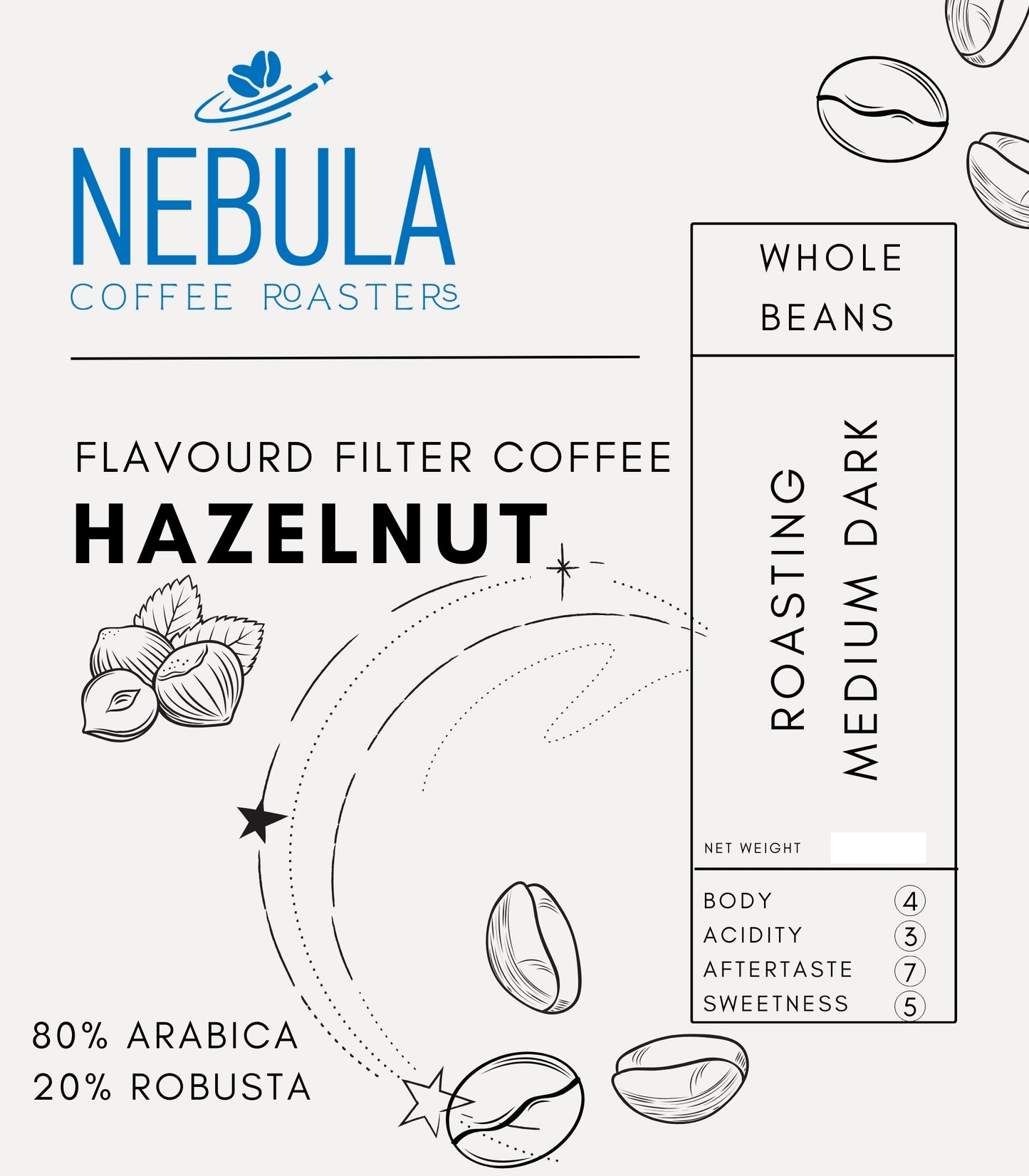 FLAVORED COFFEE HAZELNUT